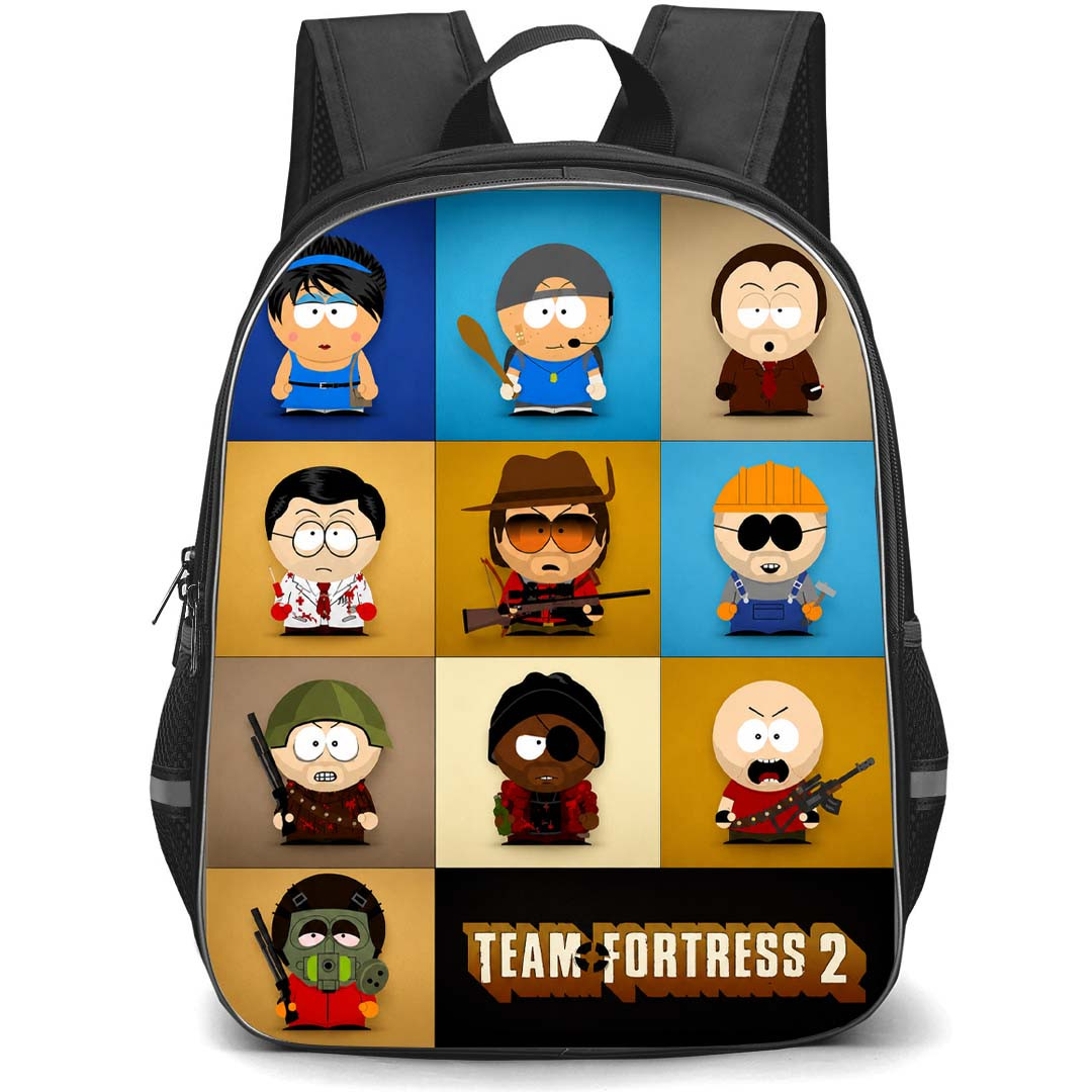 Team Fortress Backpack School Bag StudentPack - Team Fortress South Park Characters Poster