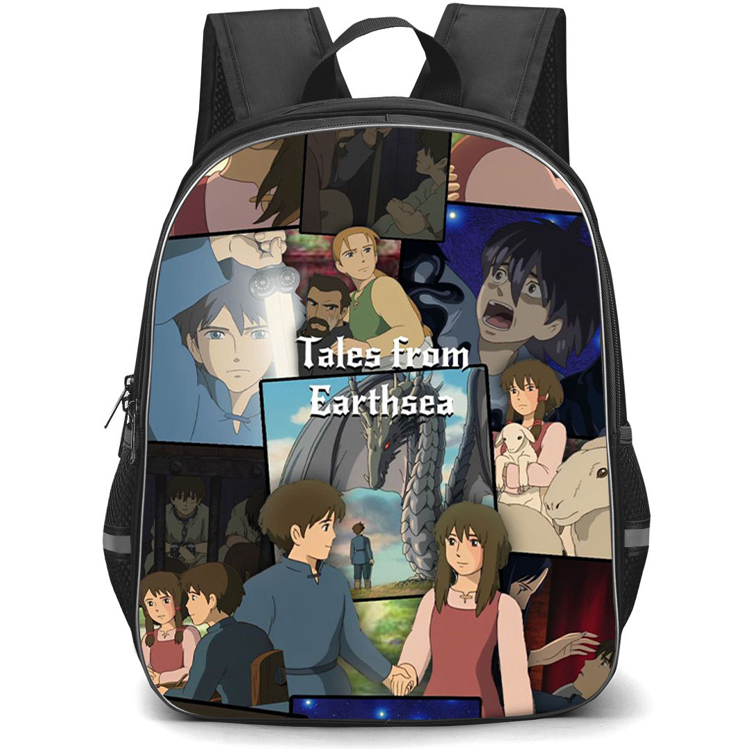 Tales of Earthsea Backpack School Bag StudentPack - Tales Of Earthsea Character Anime Collage Poster