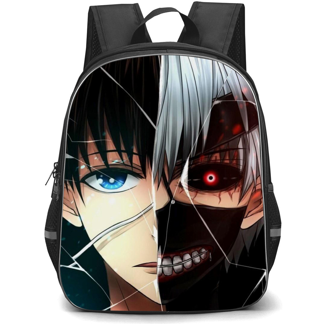 Tokyo Ghoul Ken Kaneki Backpack StudentPack - Ken Kaneki Half Good Half Evil