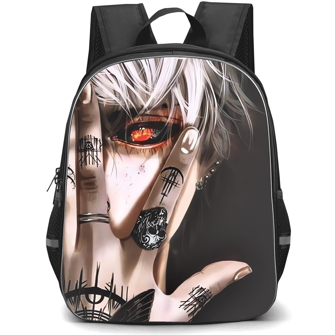 Tokyo Ghoul Ken Kaneki Backpack StudentPack - Ken Kaneki Hand Butterfly Tattoo Black Background