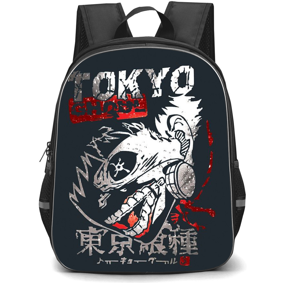 Tokyo Ghoul Ken Kaneki Backpack StudentPack - Ken Kaneki Icon Black Background