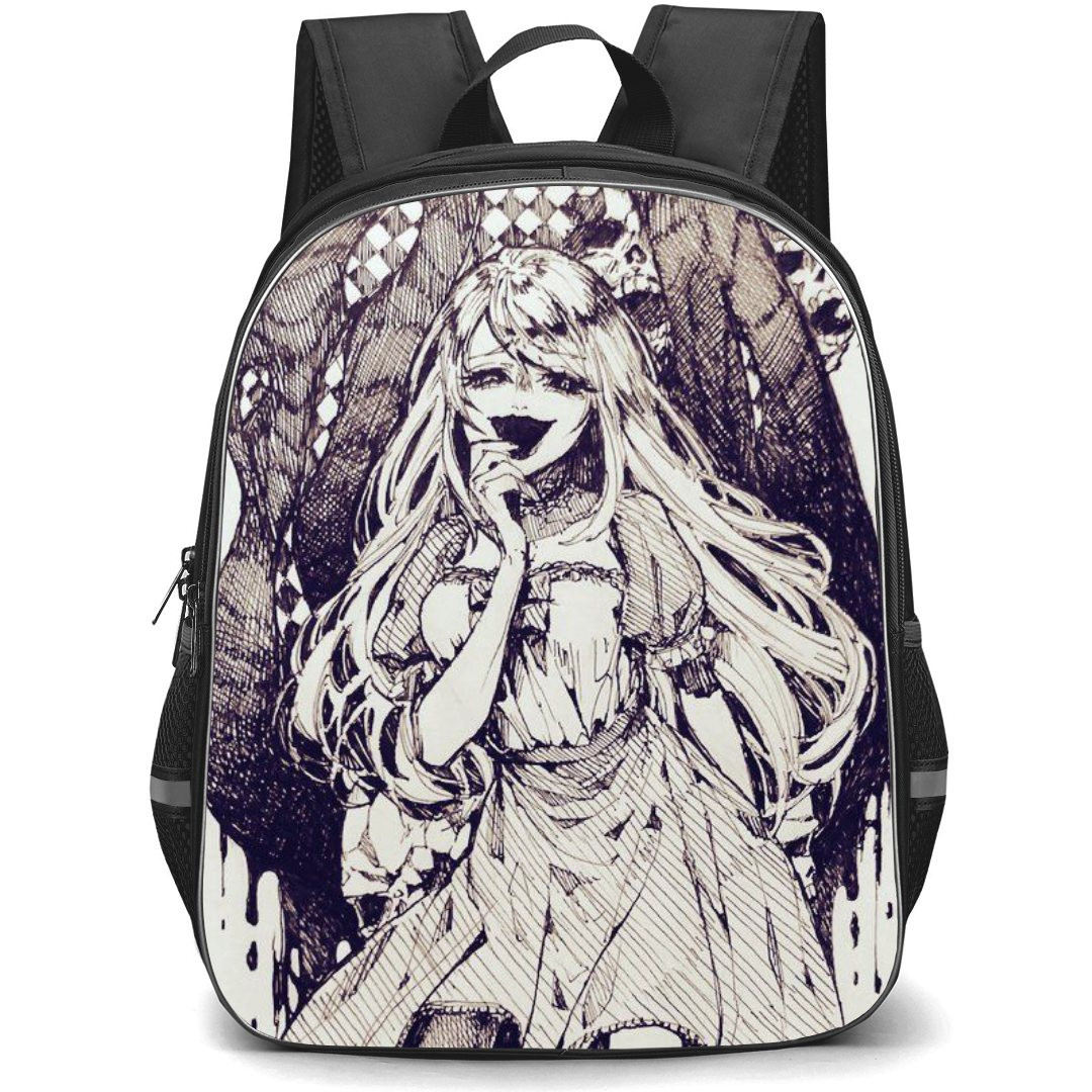 Tokyo Ghoul Rize Kamishiro Backpack StudentPack - Rize Kamishiro Ballpen Art