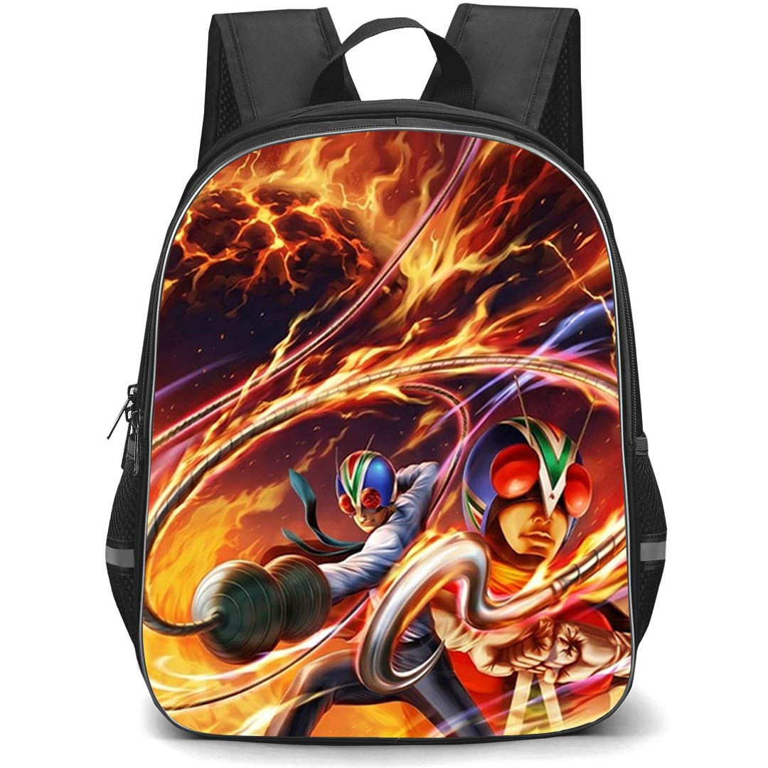 Tojima Wants To Be A Kamen Rider Mitsuba Shimamura Backpack School Bag StudentPack - Mitsuba Shimamura Burning Galaxy Action Poster