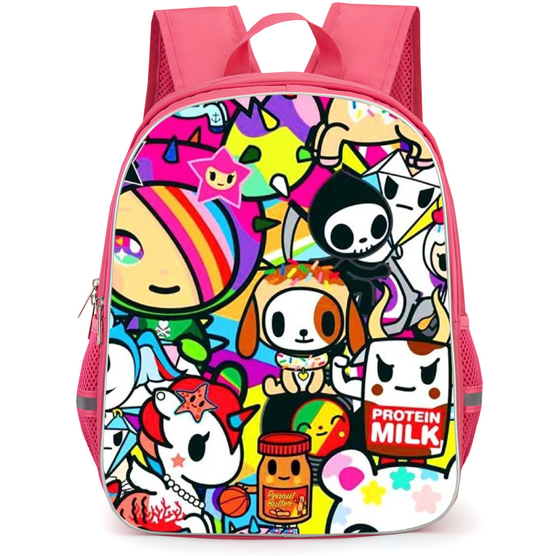 Tokidoki Backpack School Bag StudentPack - Character Collage Poster