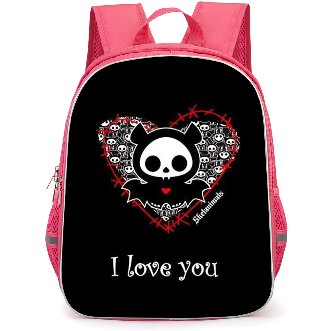 Tokidoki Backpack School Bag StudentPack - Skelanimals I love You Poster