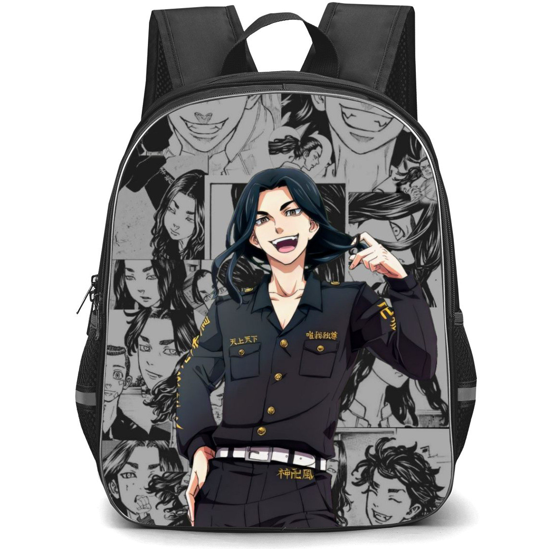 Tokyo Revengers Baji Backpack StudentPack - Baji Comic Portrait
