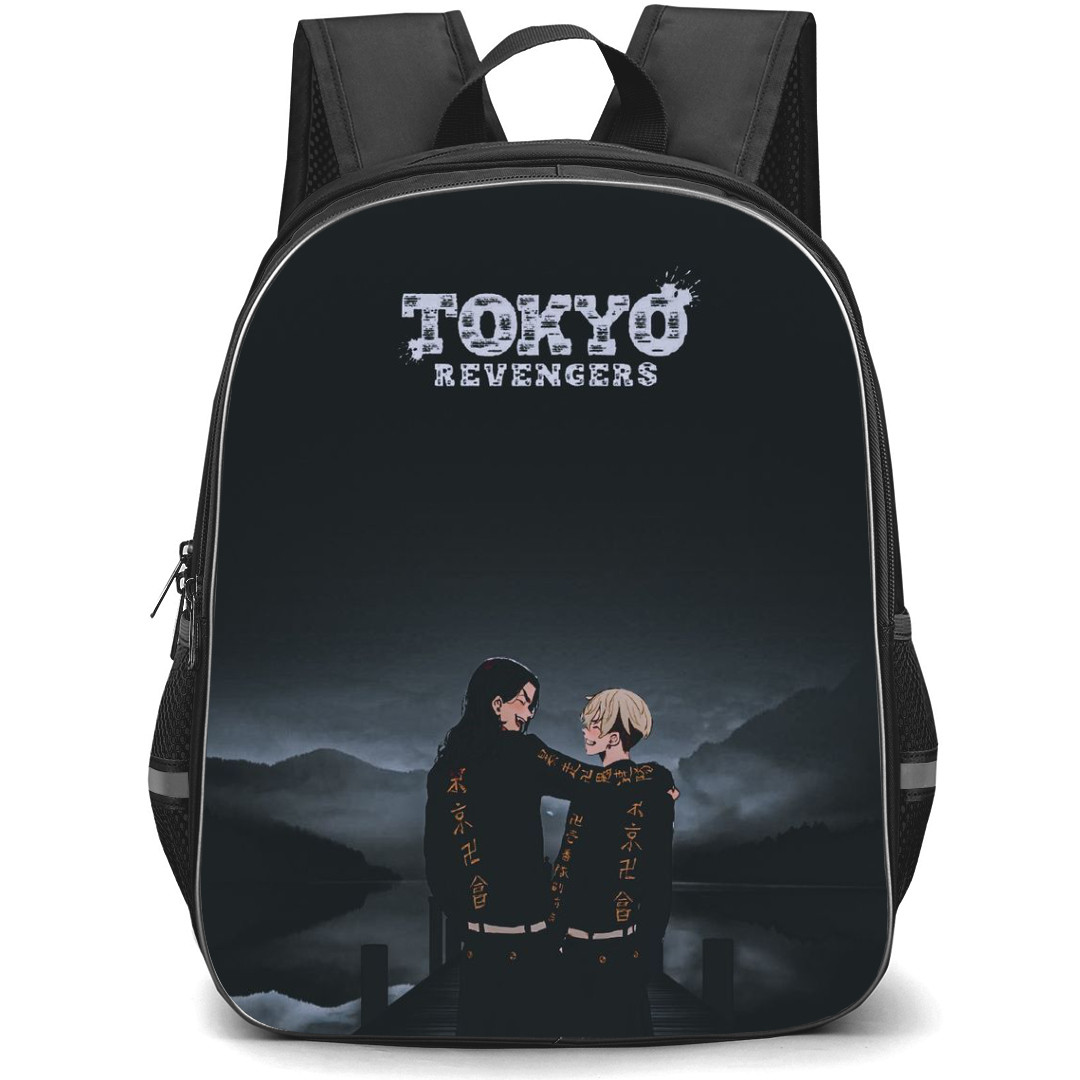 Tokyo Revengers Backpack StudentPack - Chifuyu And Baji Laughing