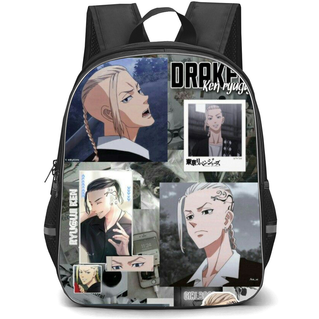 Tokyo Revengers Backpack StudentPack - Draken Collage Portrait