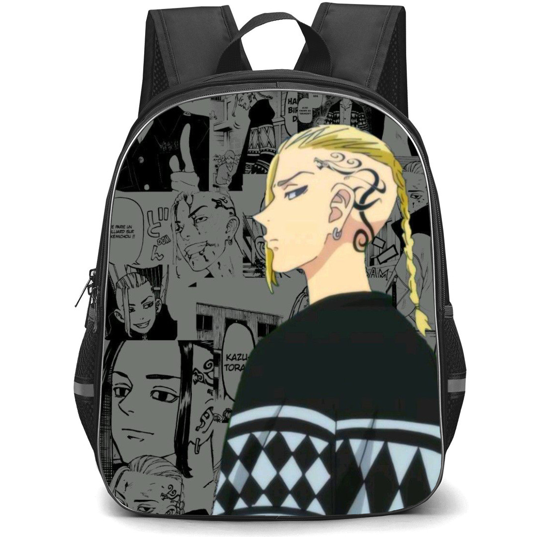 Tokyo Revengers Draken Backpack StudentPack - Draken Comic Side Portrait