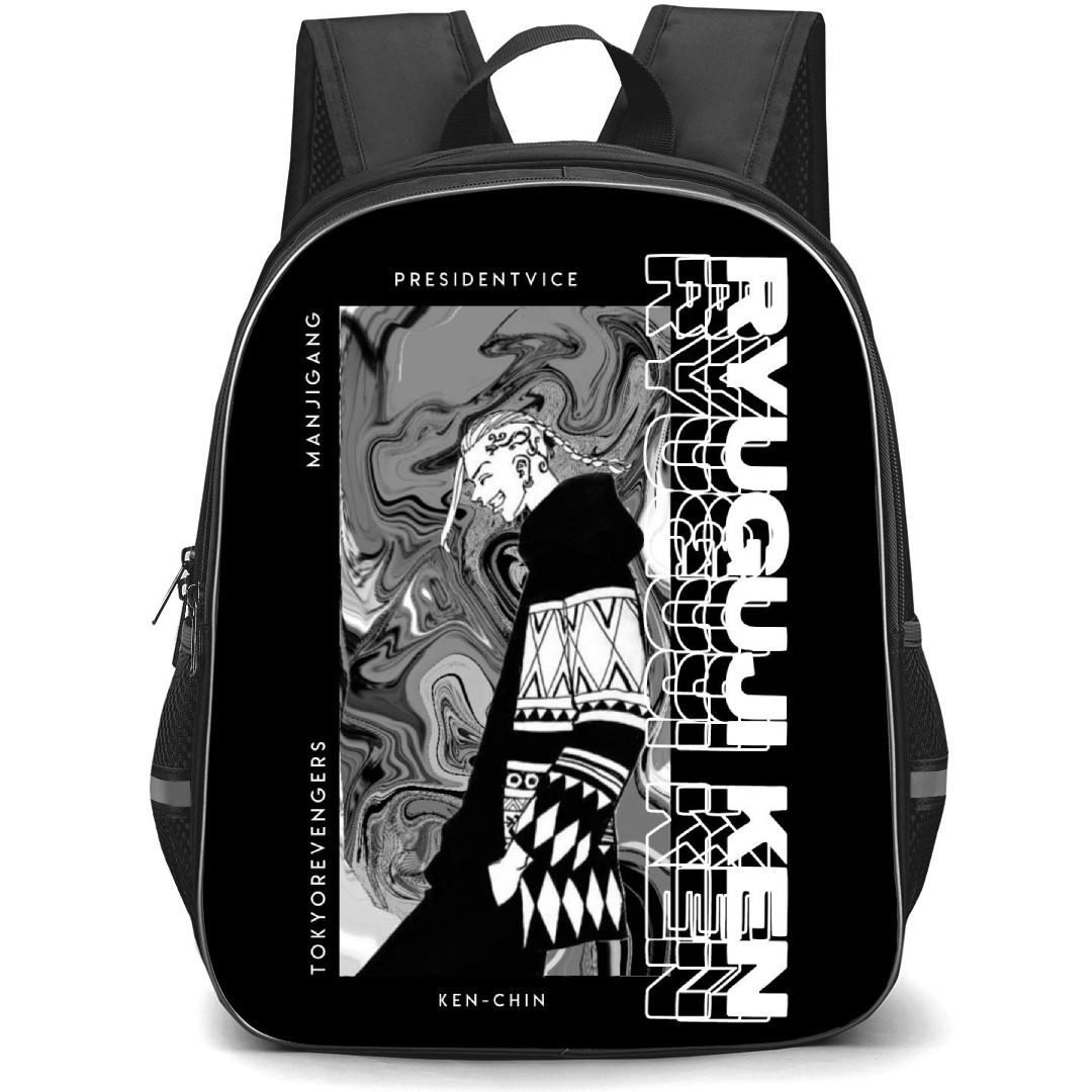 Tokyo Revengers Draken Backpack StudentPack - Draken Smile Side Portrait