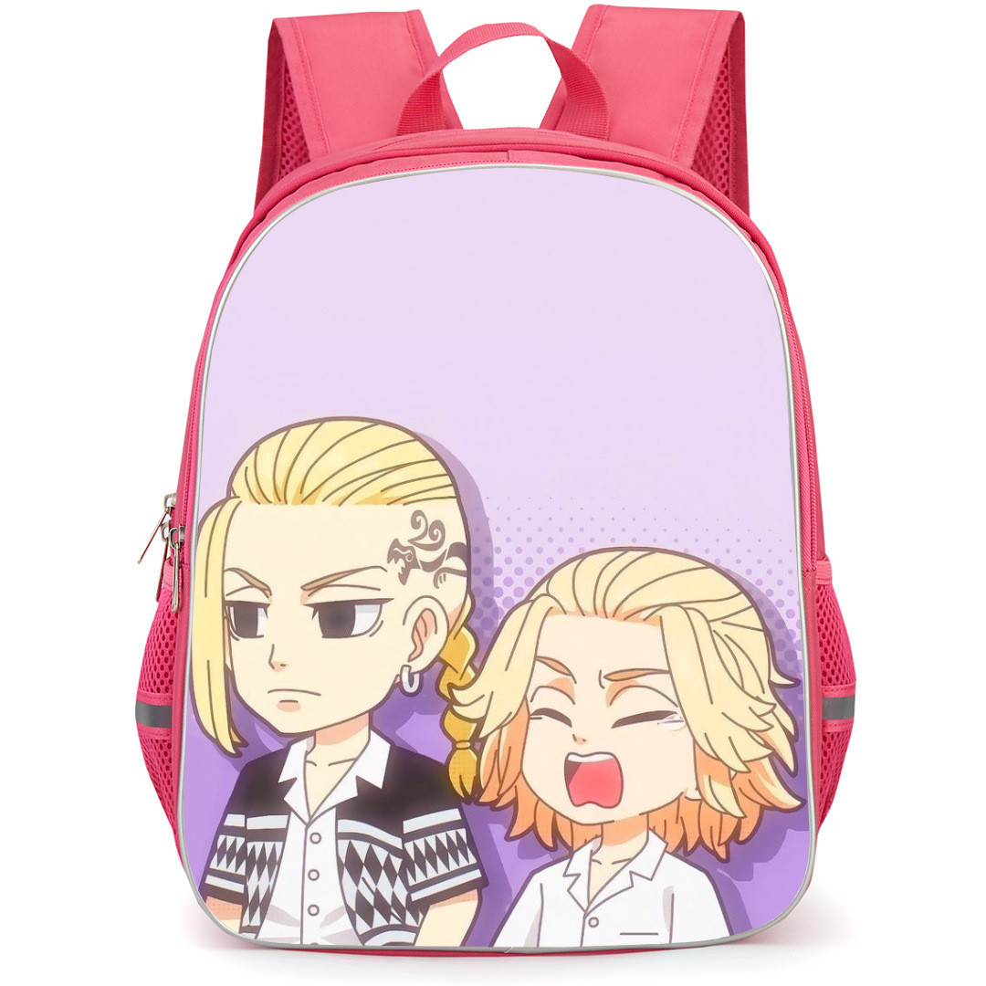 Tokyo Revengers Backpack StudentPack - Mikey And Draken Chibi Portrait