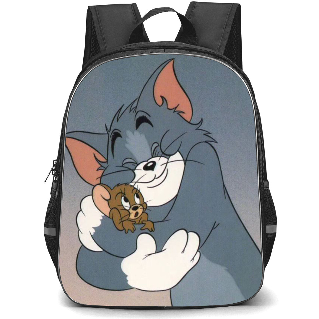 Tom and Jerry Backpack StudentPack - Tom and Jerry Hugging Portrait