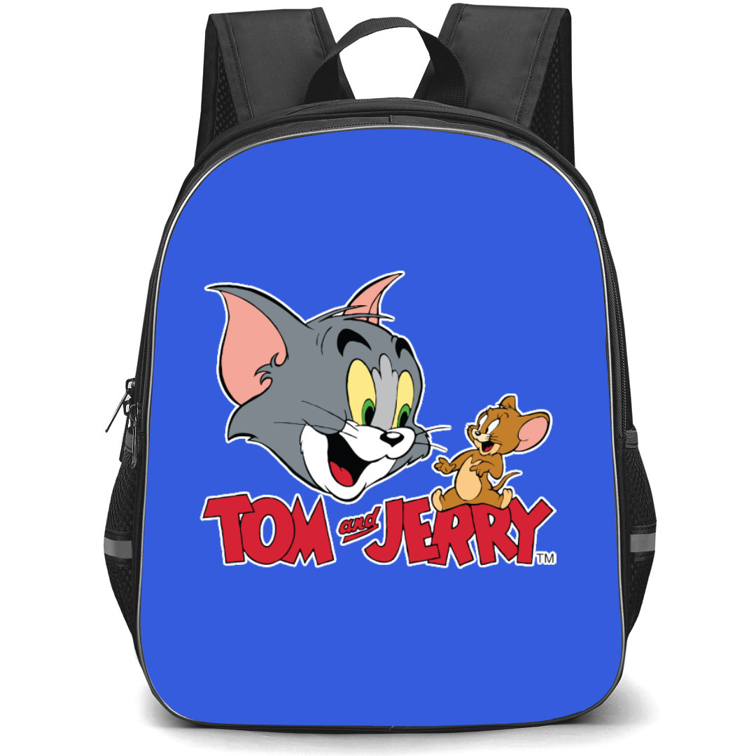 Tom and Jerry Backpack StudentPack - Tom and Jerry Logo Facing Each Other