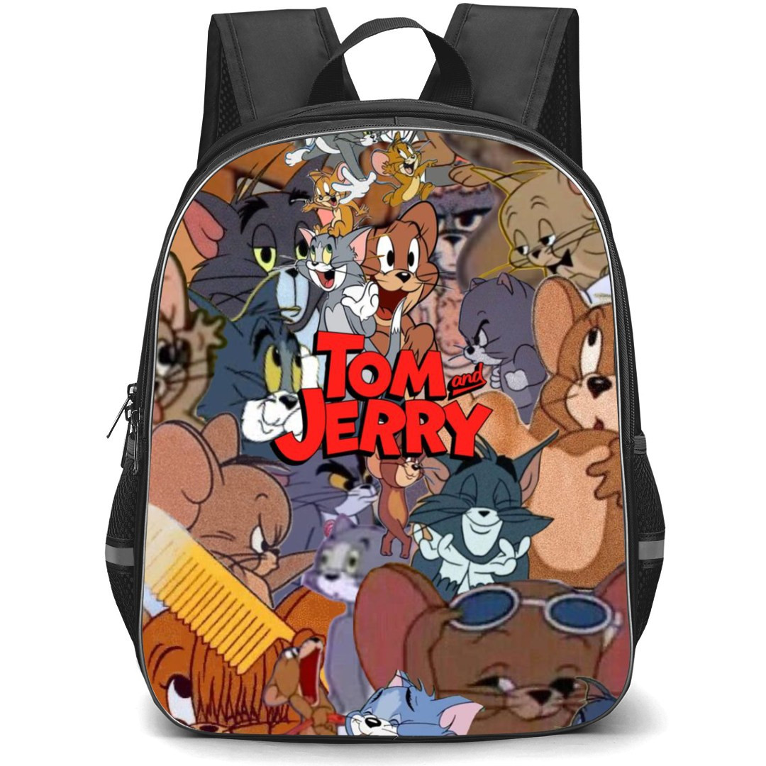 Tom and Jerry Backpack StudentPack - Tom and Jerry Portrait Collage