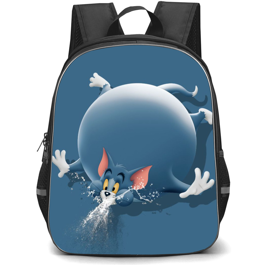 Tom and Jerry Tom Backpack StudentPack - Tom Bloated with Water