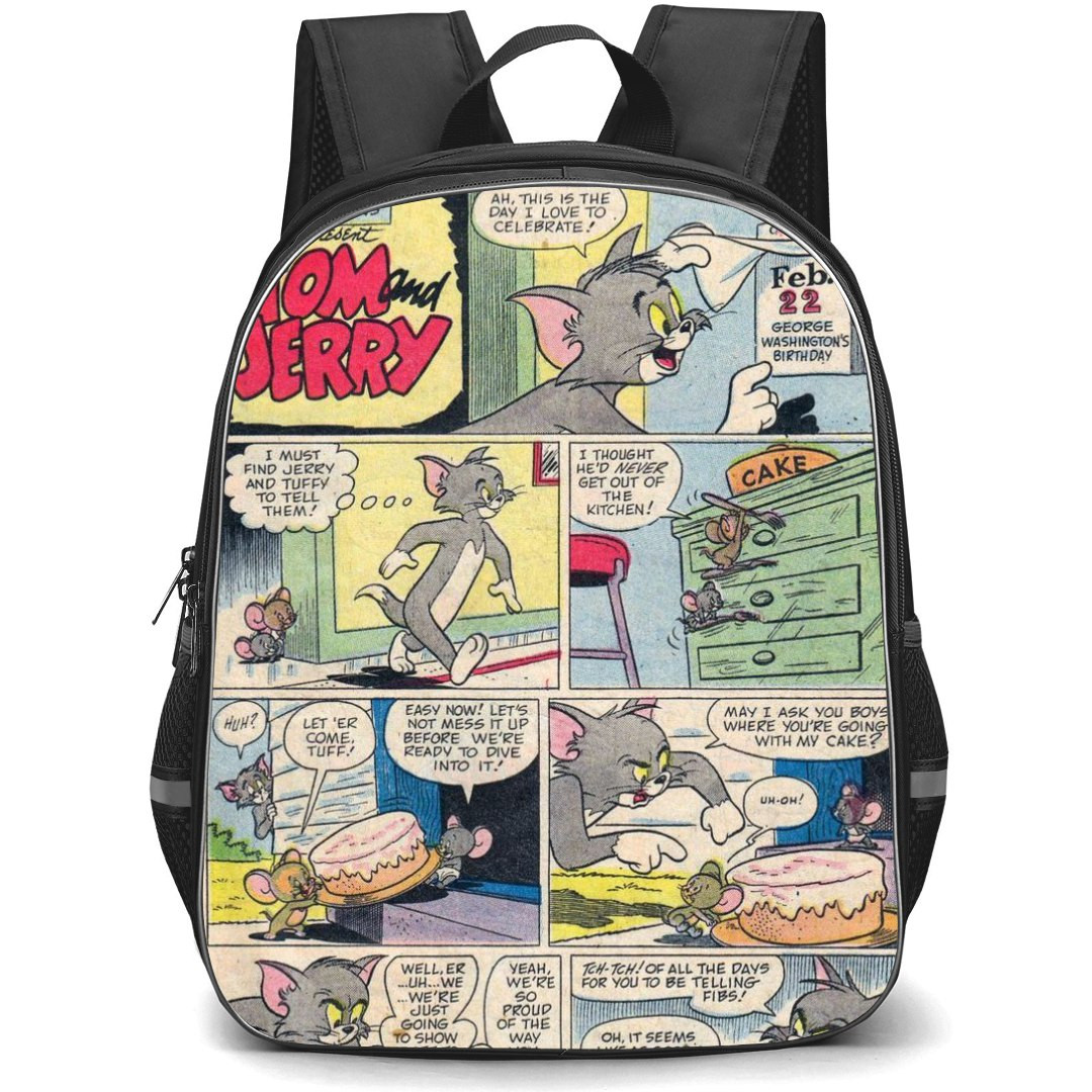 Tom and Jerry Backpack StudentPack - Tom and Jerry Vintage Comic Page