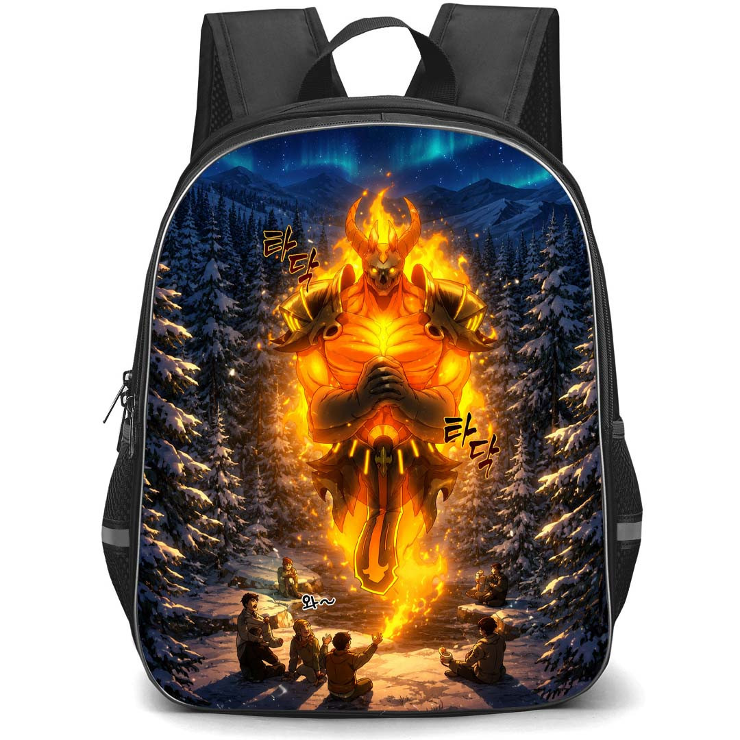 Tomb Raider King Backpack School Bag StudentPack - Tomb Raider King Fire Fallen From Hephaestus Forge