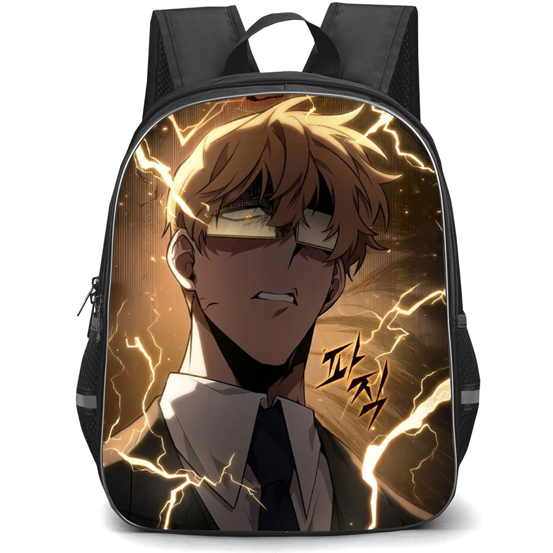 Tomb Raider King Yoo Jae Ha Backpack School Bag StudentPack - Yoo Jae Ha Electric Fierce Portrait