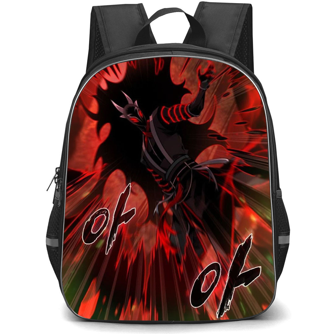 Tomb Raider King Seo Joo Heon Backpack School Bag StudentPack - Seo Joo Heon Fierce Aura Portrait