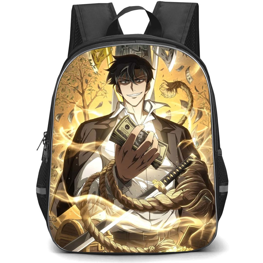 Tomb Raider King Seo Joo Heon Backpack School Bag StudentPack - Seo Joo Heon Money Fierce Power Portrait