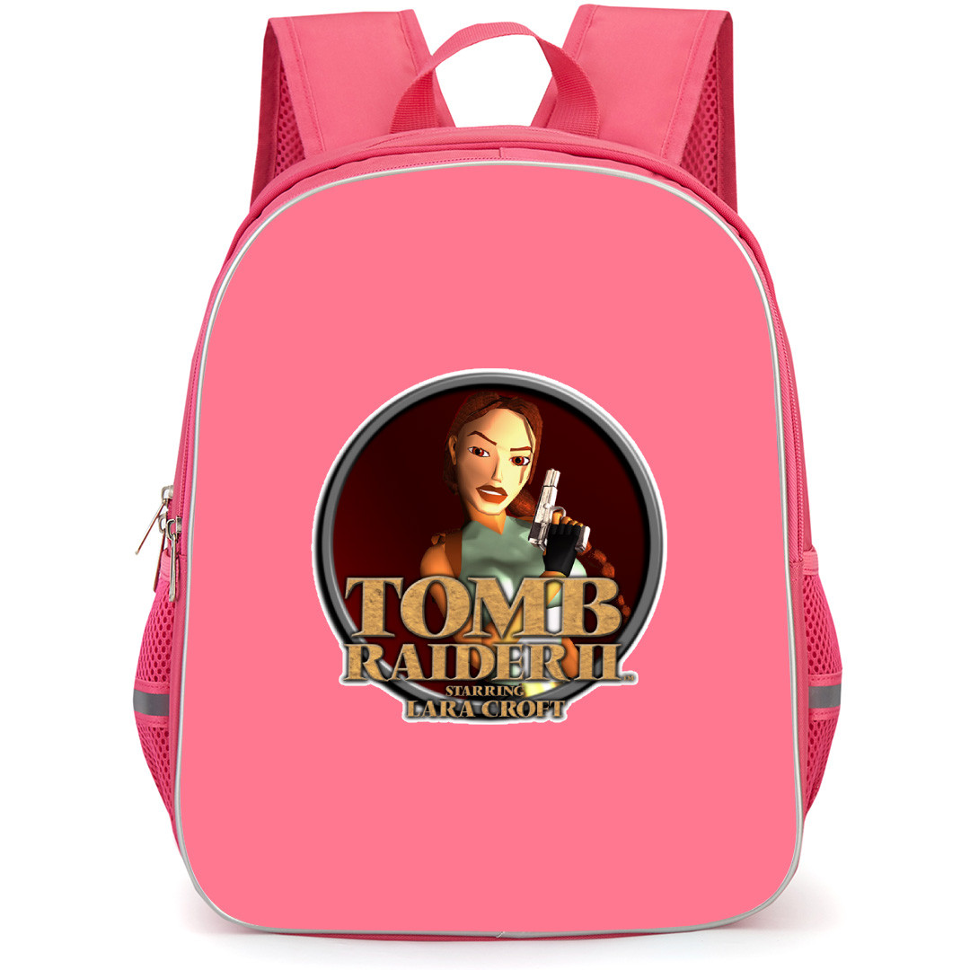 Tomb Raider Backpack School Bag StudentPack - Tomb Raider 2 Logo Sticker