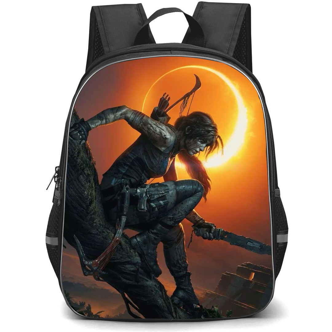 Tomb Raider Backpack StudentPack - Lara Avatar Side Portrait Eclipse