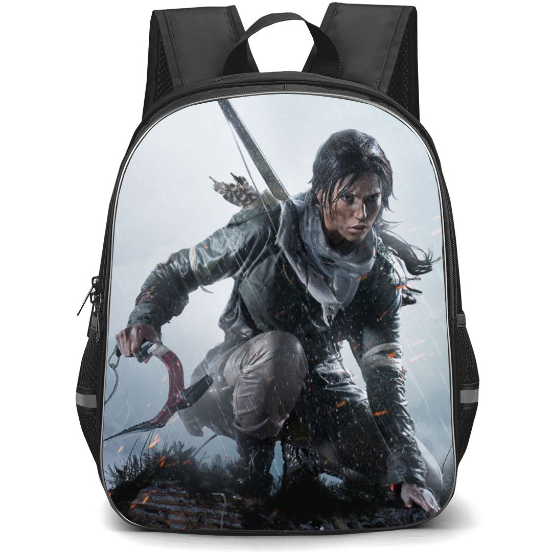 Tomb Raider Backpack StudentPack - Lara Avatar Snow Animation Art
