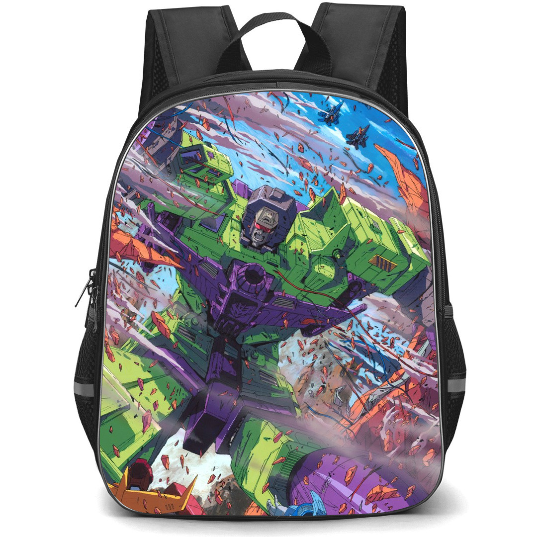 Transformers Devastator Backpack StudentPack - Devastator Fighting