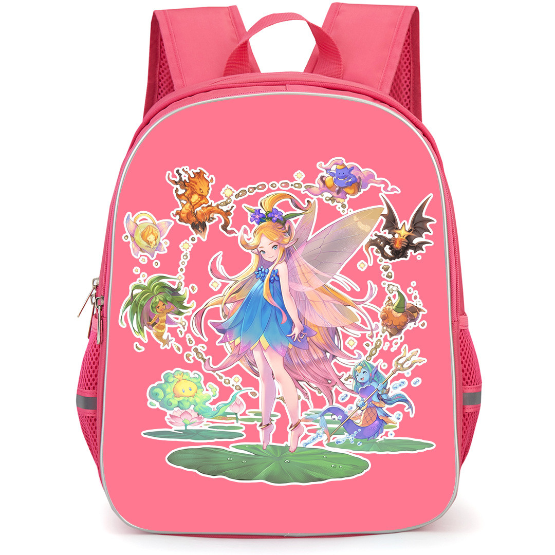 Trials Of Mana FaerieBackpack School Bag StudentPack - Faerie 8 Elemental Spirit Sticker