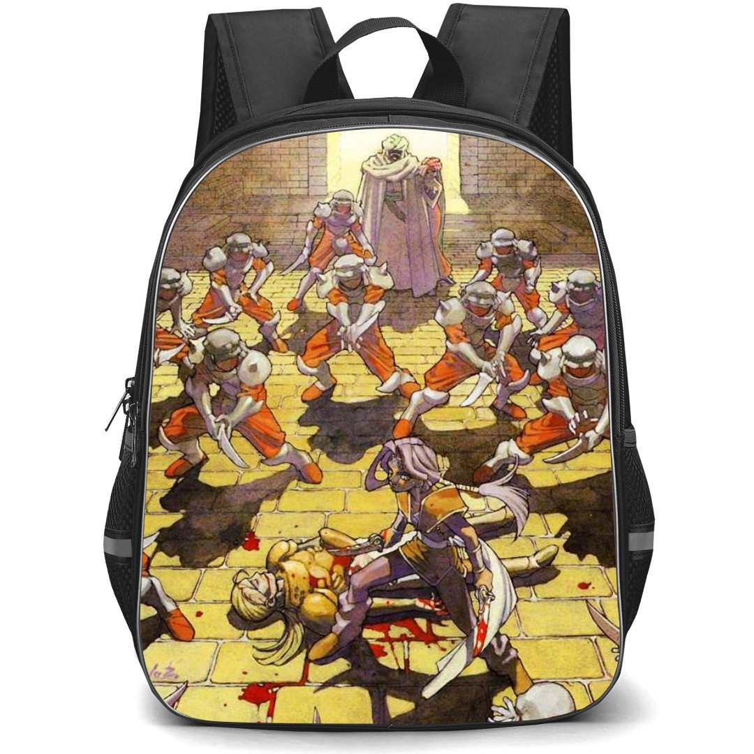 Trials Of Mana Hawkeye Backpack School Bag StudentPack - Hawkeye Prologue Illustration