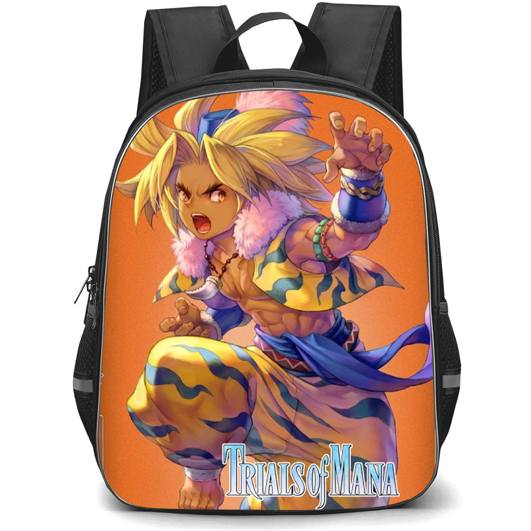Trials Of Mana Kevin Backpack School Bag StudentPack - Kevin Signature Pose Portrait Series Poster