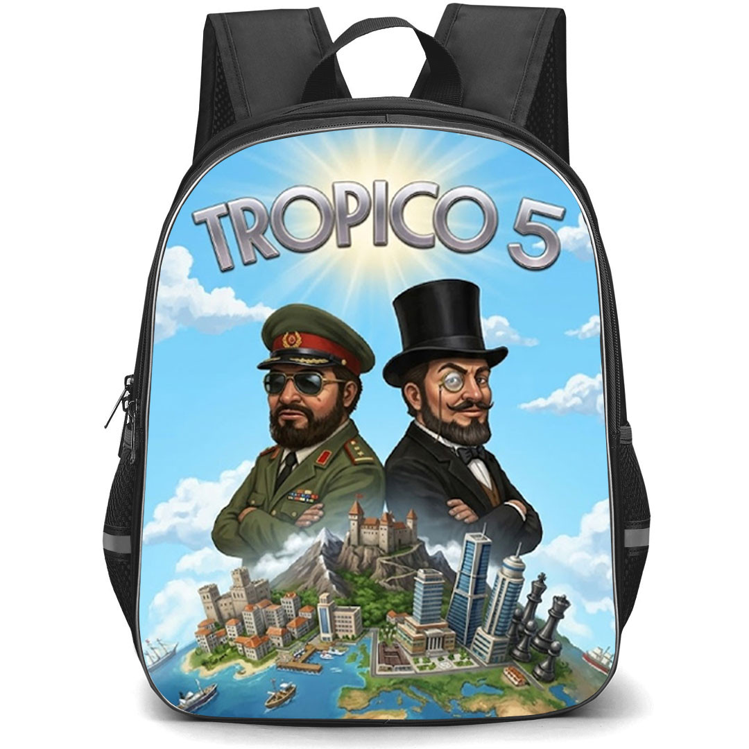 Tropico Backpack School Bag StudentPack - Tropico 5 Game Cover Art Poster