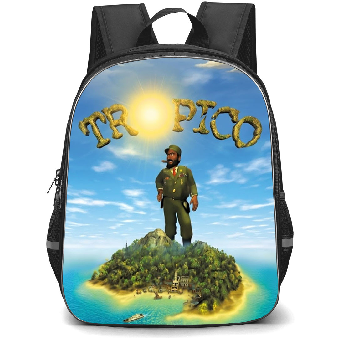 Tropico Backpack School Bag StudentPack - Tropico Game Cover Art Poster