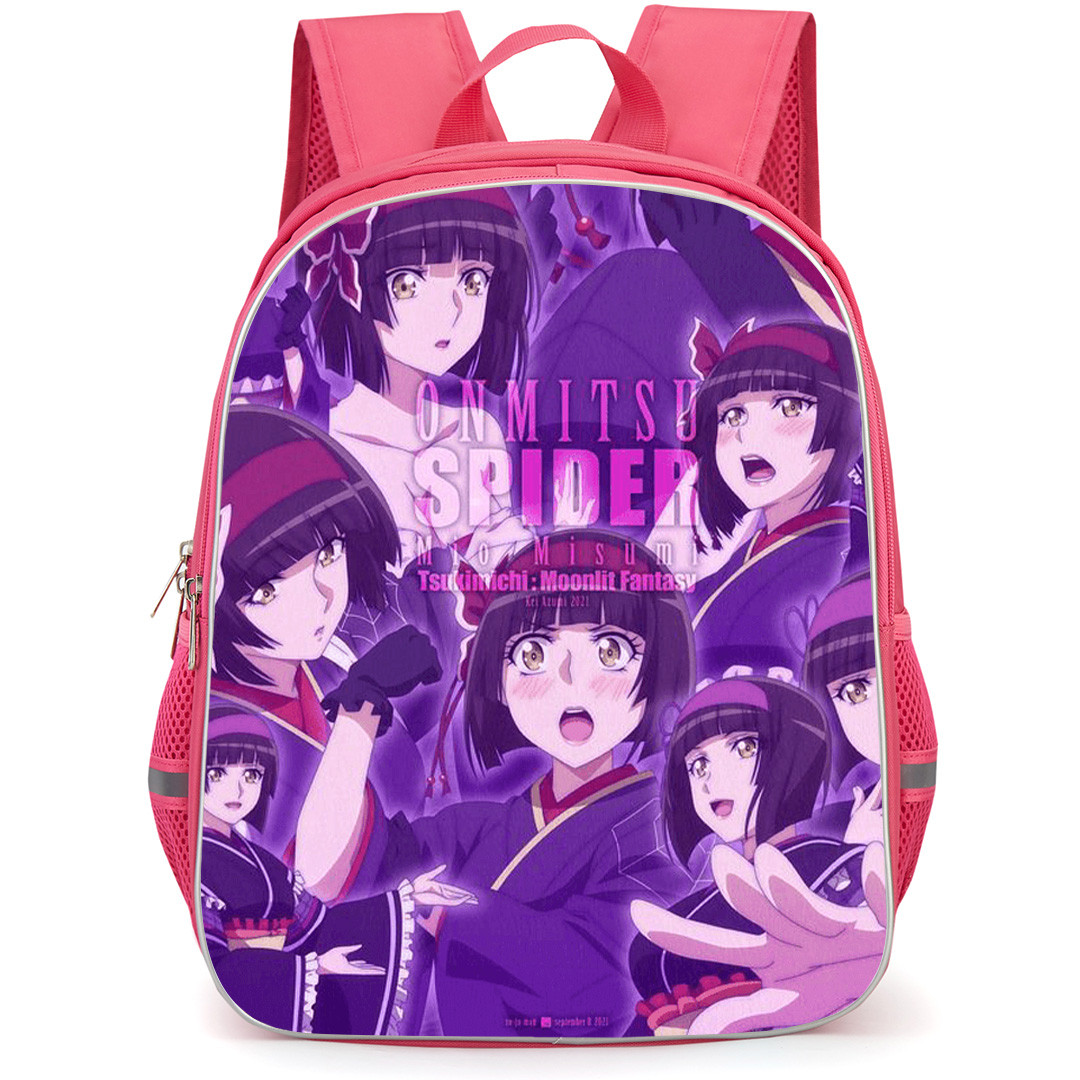 Tsukimichi Moonlit Fantasy Mio Backpack School Bag StudentPack - Mio Various Expressions Collage