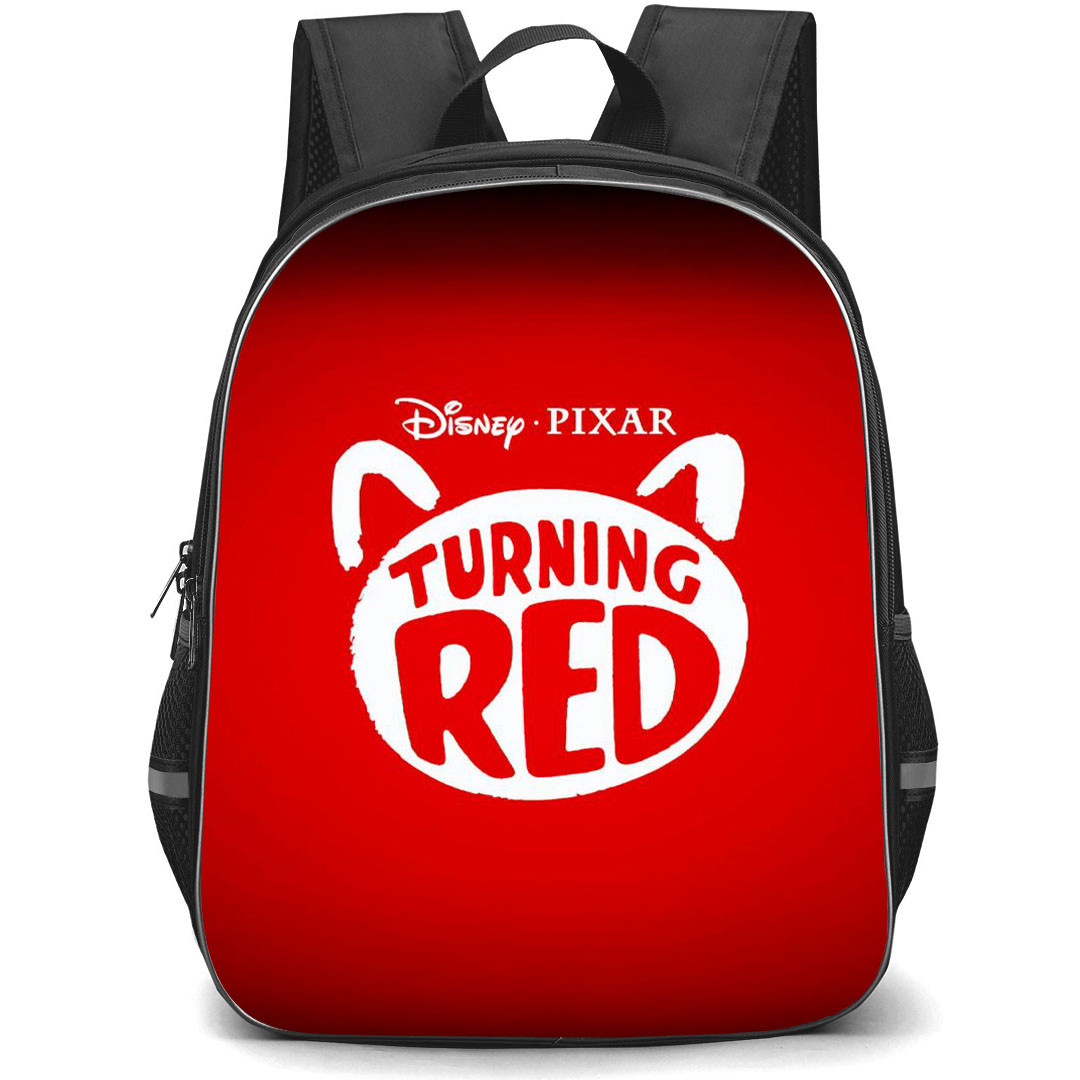 Turning Red Backpack StudentPack - Turning Red Logo On Red Background