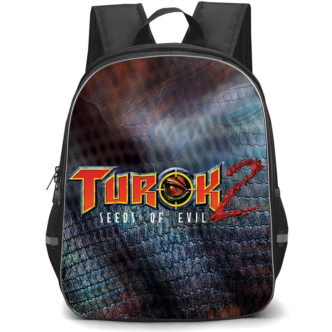 Turok Backpack School Bag StudentPack - Turok 2 Game Cover Poster