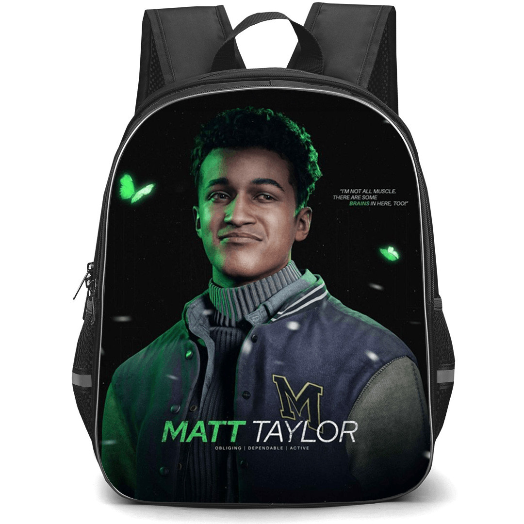 Until Dawn Matt Taylor Backpack School Bag StudentPack - Matt Taylor Game Character Portrait