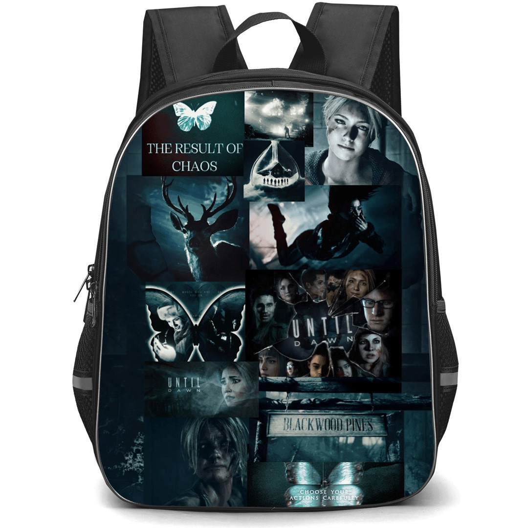 Until Dawn Backpack School Bag StudentPack - Until Dawn Result of Chaos Night Collage