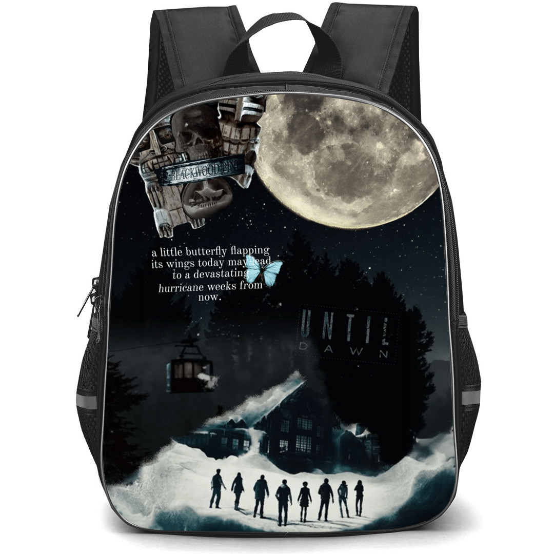 Until Dawn Backpack School Bag StudentPack - Until Dawn Dark Moon Night Collage