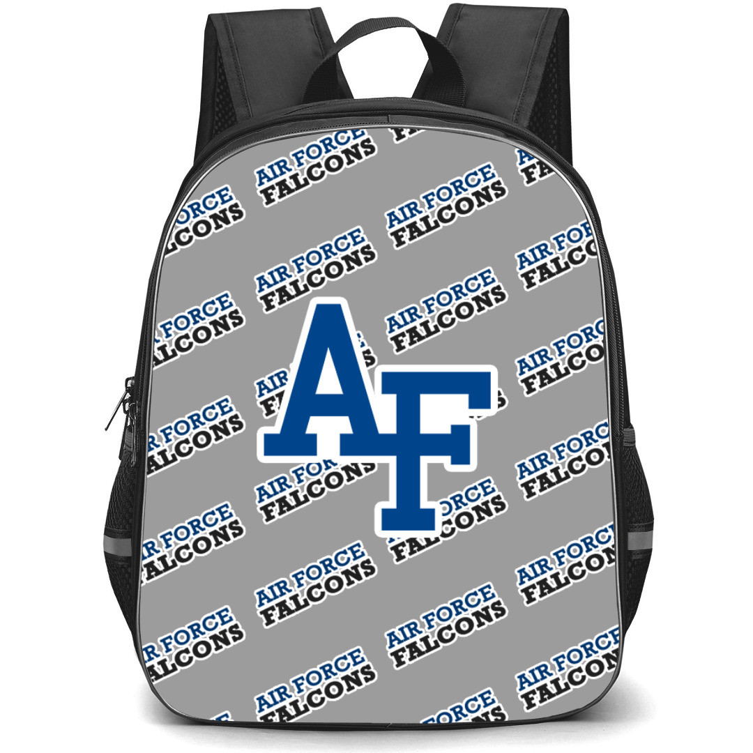 Air Force Falcons Backpack StudentPack - Air Force Falcons College Football Medley Monogram Wordmark