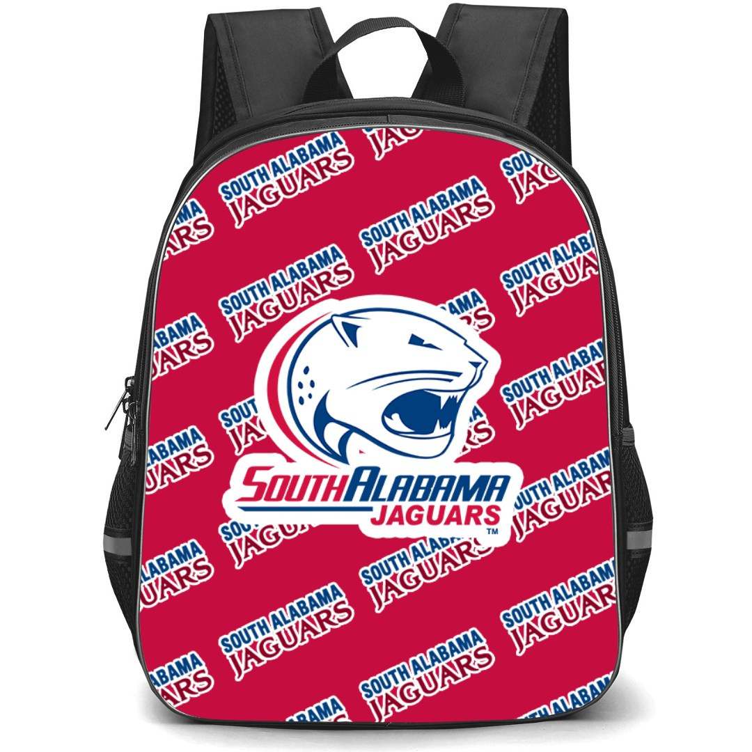 South Alabama Jaguars Backpack StudentPack - South Alabama Jaguars College Football Medley Monogram Wordmark