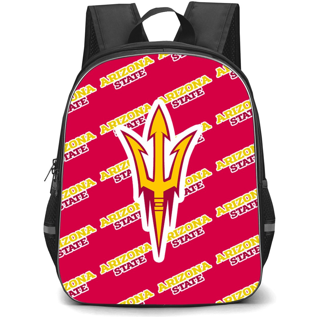 Arizona State Sun Devils Backpack StudentPack - Arizona State Sun Devils College Football Medley Monogram Wordmark