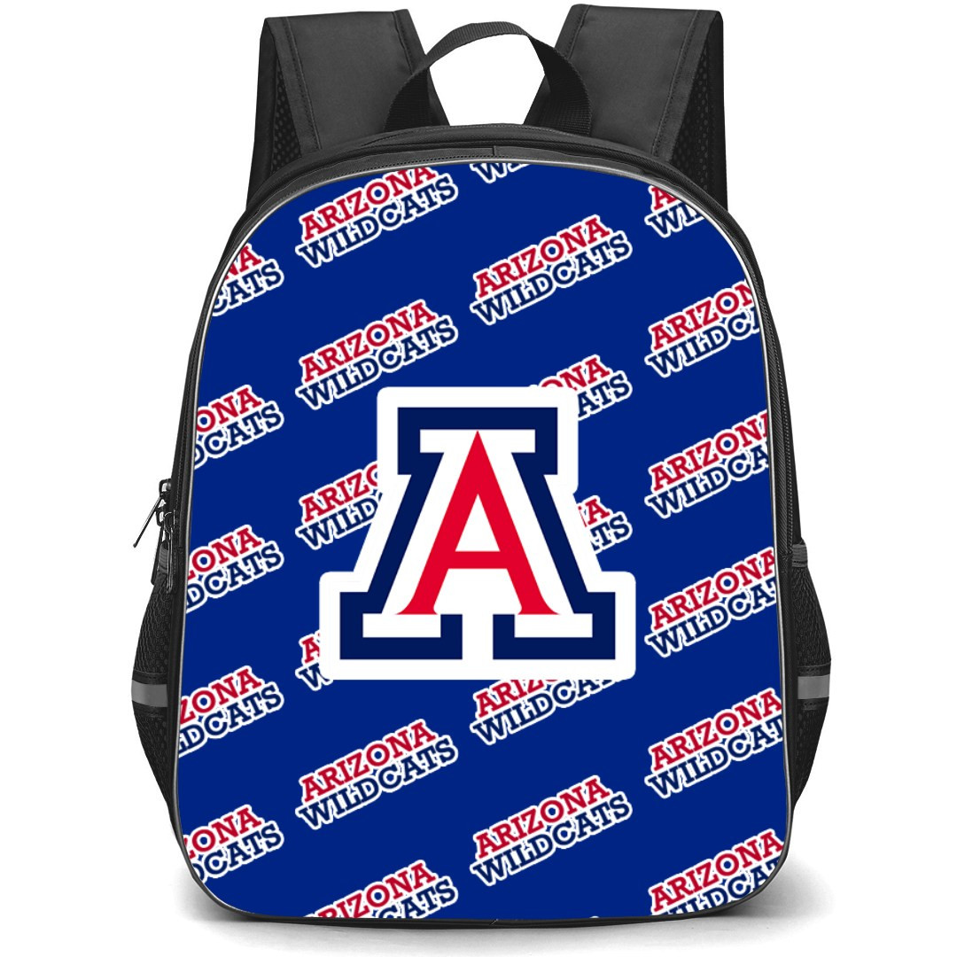 Arizona Wildcats Backpack StudentPack - Arizona Wildcats College Football Medley Monogram Wordmark