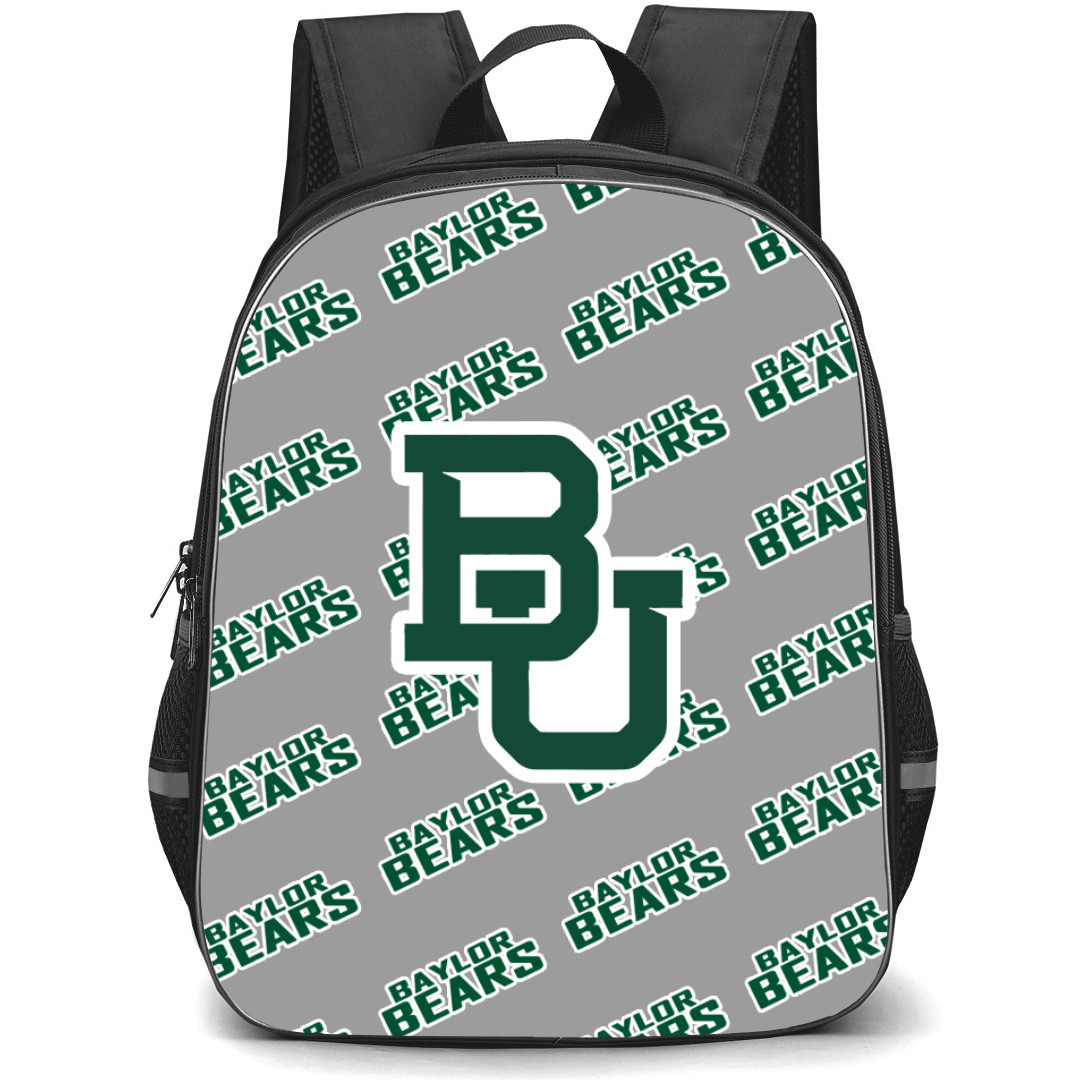 Baylor Bears Backpack StudentPack - Baylor Bears College Football Medley Monogram Wordmark