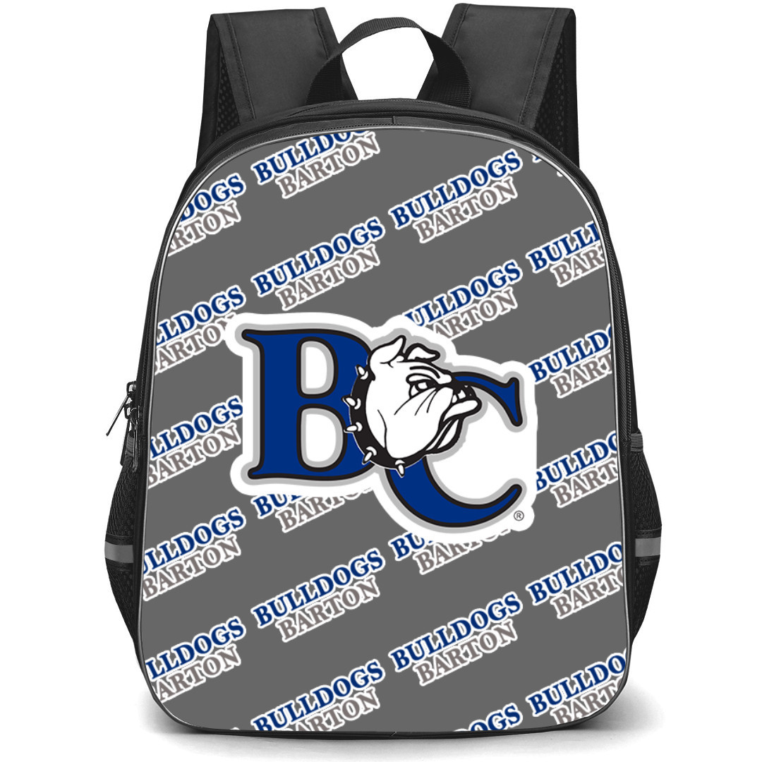 Barton College Bulldogs Backpack StudentPack - Barton College Bulldogs College Football Medley Monogram Wordmark