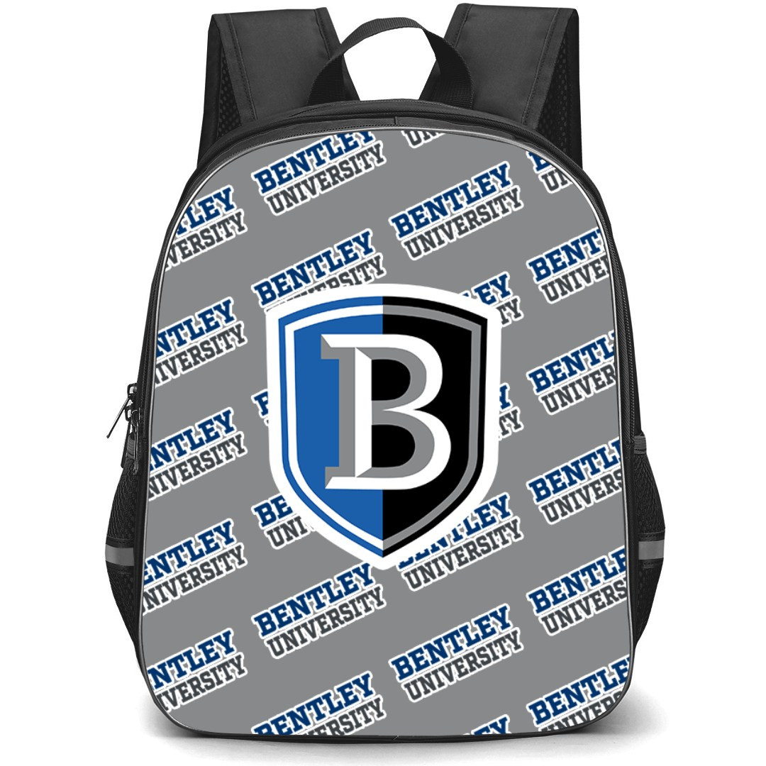 Bentley University Falcons Backpack StudentPack - Bentley University Falcons College Football Medley Monogram Wordmark
