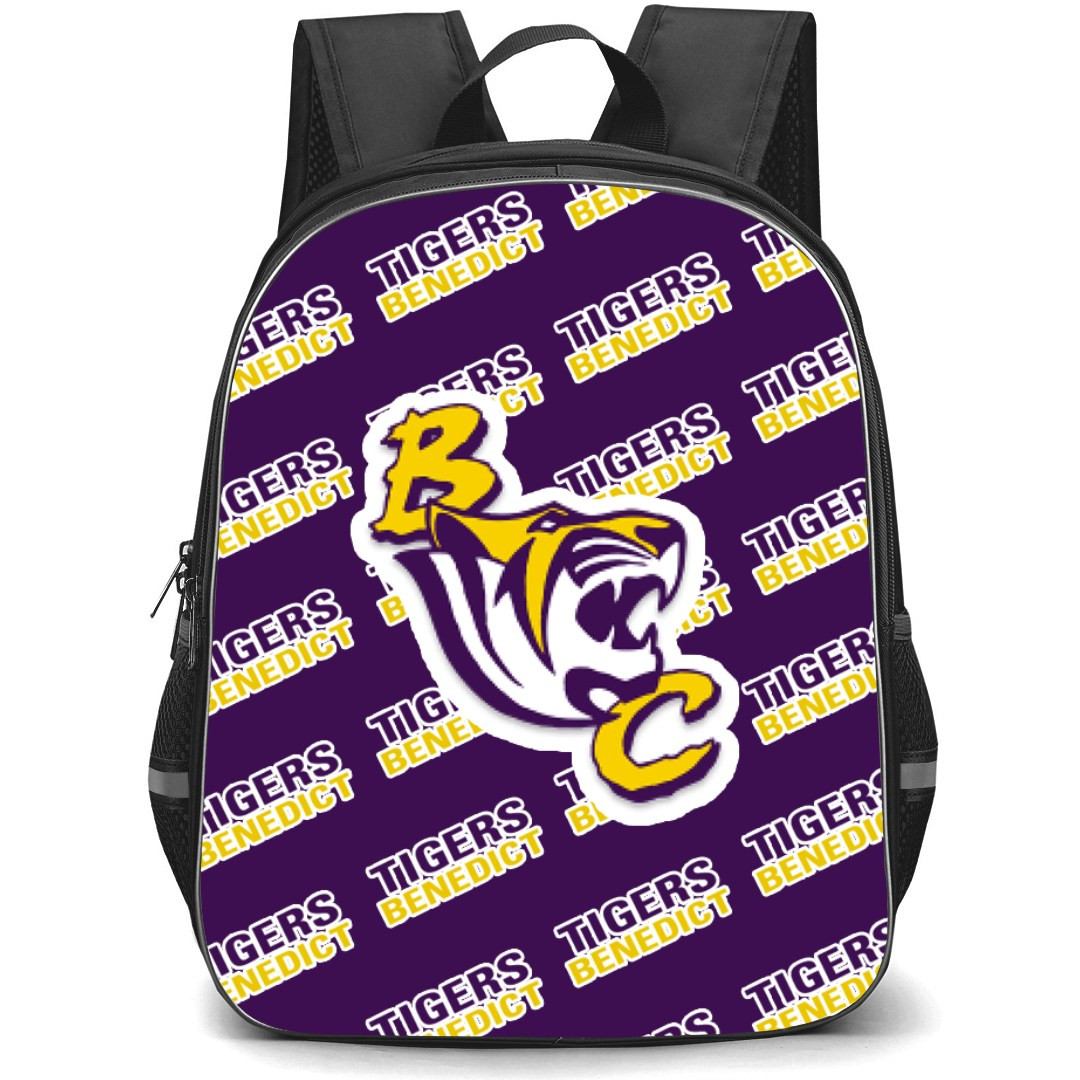 Benedict College Tigers Backpack StudentPack - Benedict College Tigers College Football Medley Monogram Wordmark