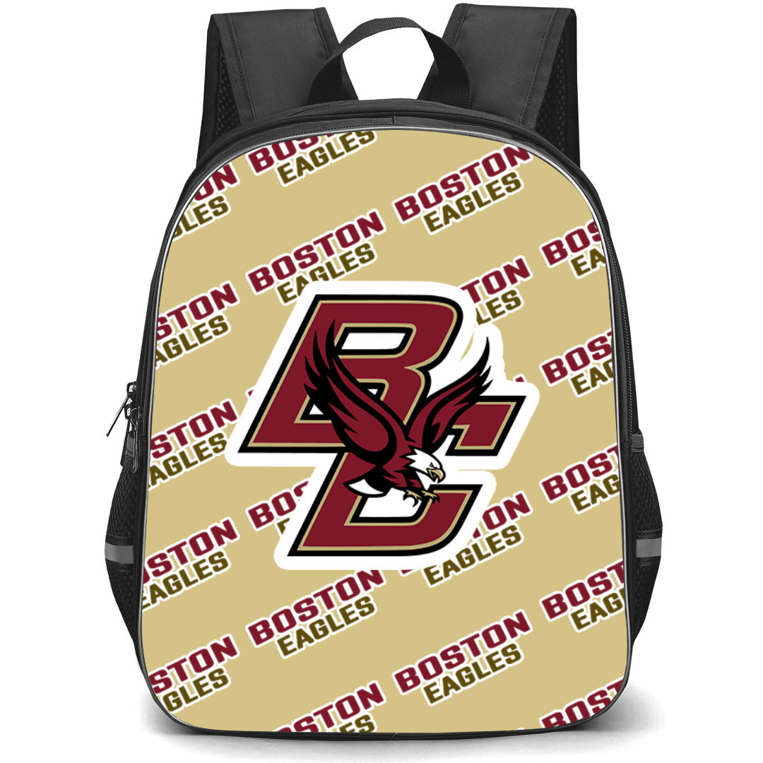 Boston College Eagles Backpack StudentPack - Boston College Eagles College Football Medley Monogram Wordmark