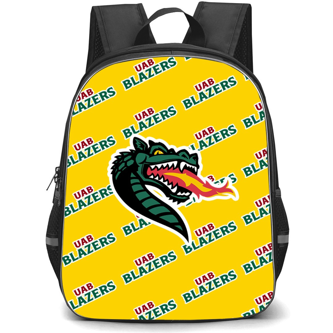 UAB Blazers Backpack StudentPack - UAB Blazers College Football Medley Monogram Wordmark