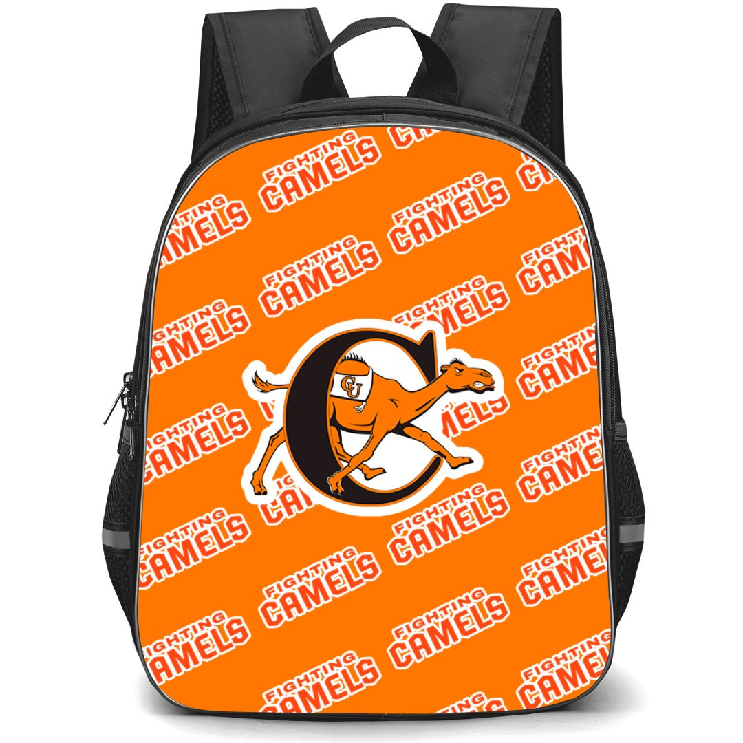Campbell Fighting Camels Backpack StudentPack - Campbell University Fighting Camels College Football Medley Monogram Wordmark